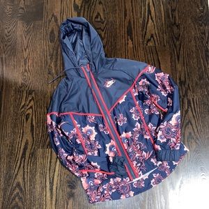 Nike flower patterned windbreaker